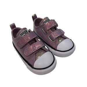 Converse Chuck Taylor All Star Easy-On Low-Top Sneaker 6 Toddler Lilac Disco